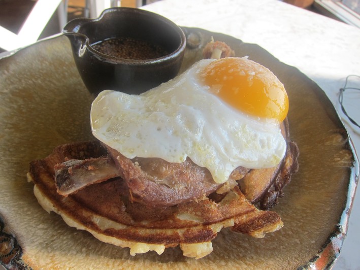 Duck and Waffle restaurant review 2012 September London | British